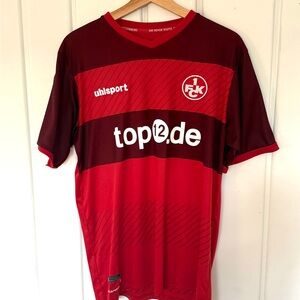 1. FC Kaiserslautern 2016-17 Home Soccer, Football Jersey by Uhlsport